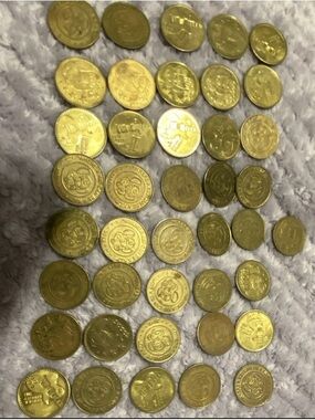 Chuck E. Cheese arcade tokens 2000